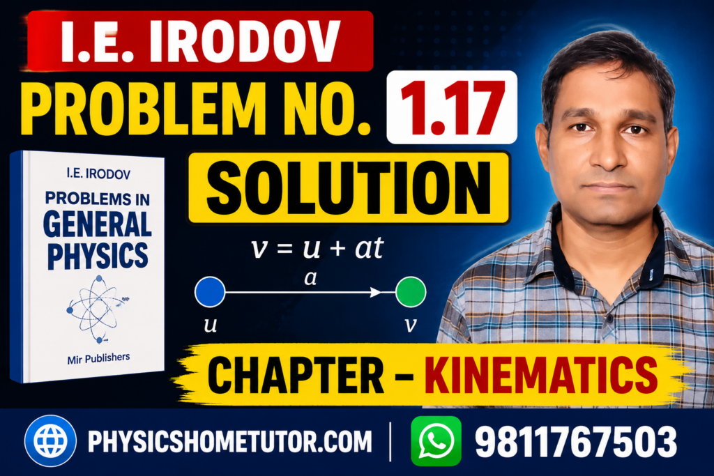 I.E. Irodov Problem No. 1.17 Solution
