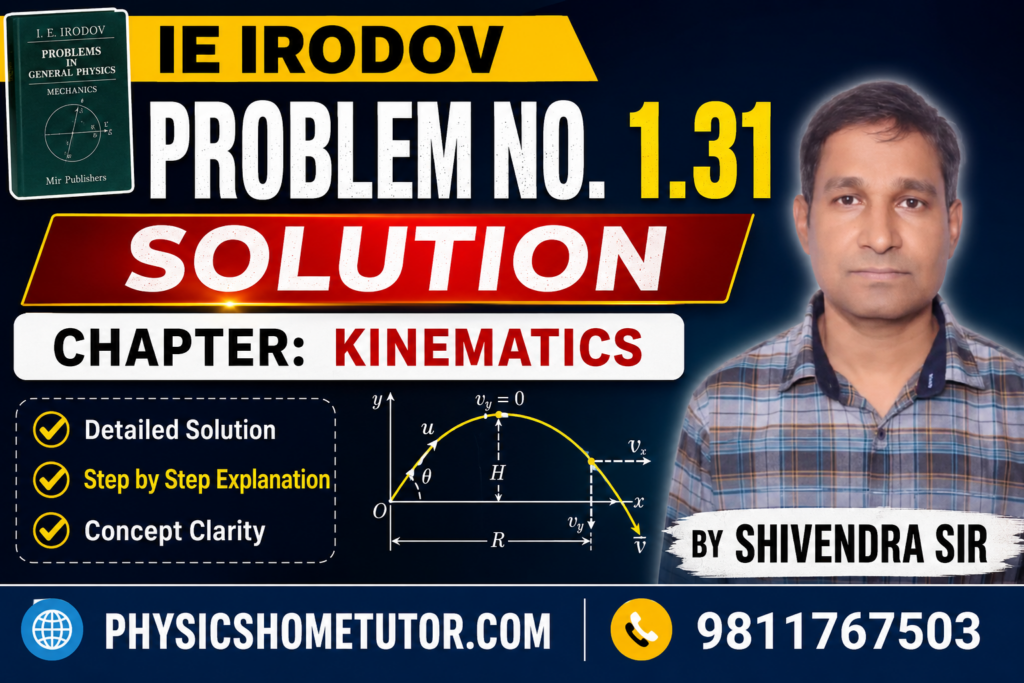 IE IRODOV Problem No. 1.31 Solution