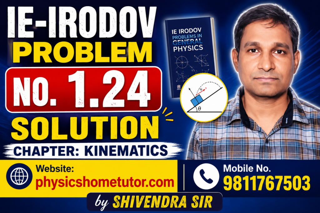 IE Irodov Problem No. 1.24 Solution