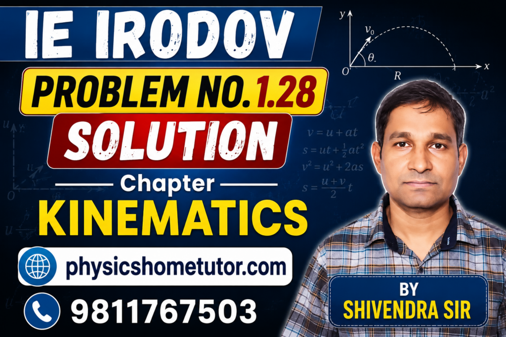 IE Irodov Problem 1.28 Solution