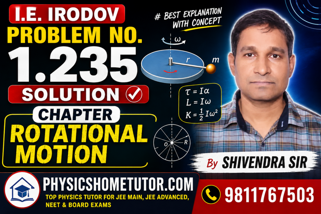 I.E. Irodov Problem No. 1.235 Solution