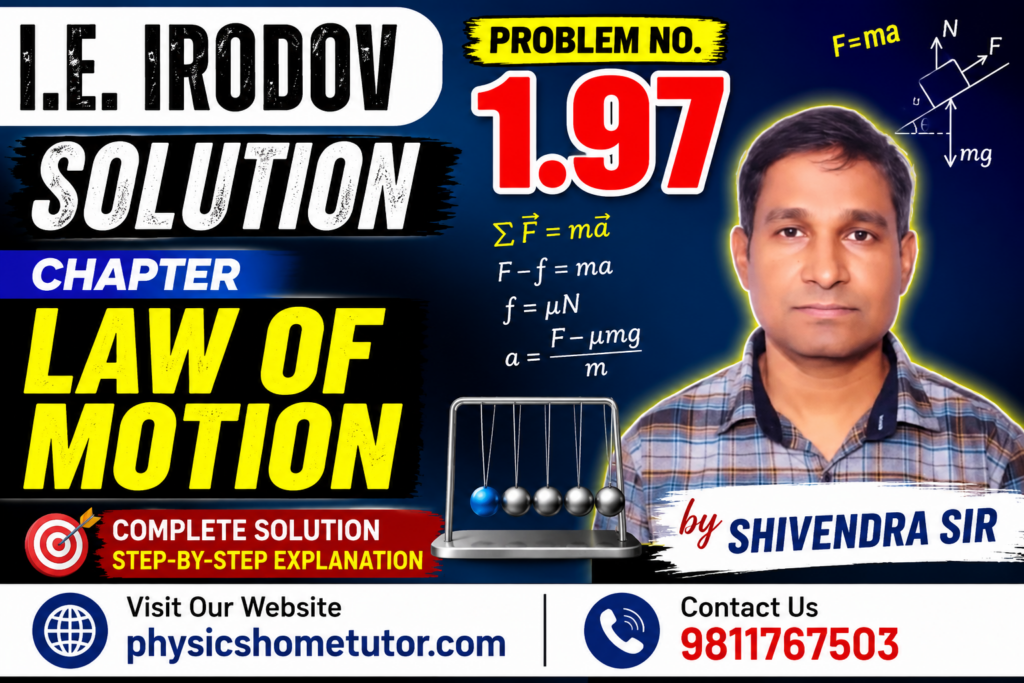 I.E. Irodov Problem No. 1.97 Solution